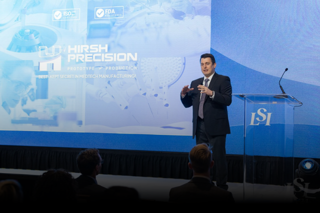 Hirsh CEO Peter Doyle presents at 2024 LSI Medtech Summit